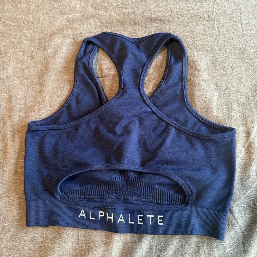 Alphalete Deep Blue Sports Bra